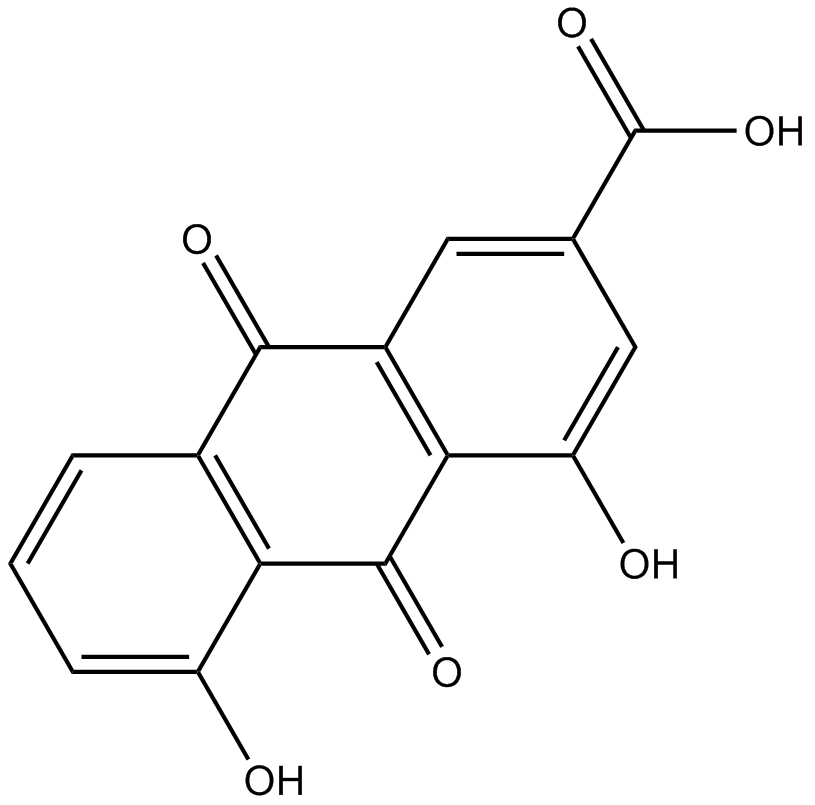 Rhein Chemical Structure