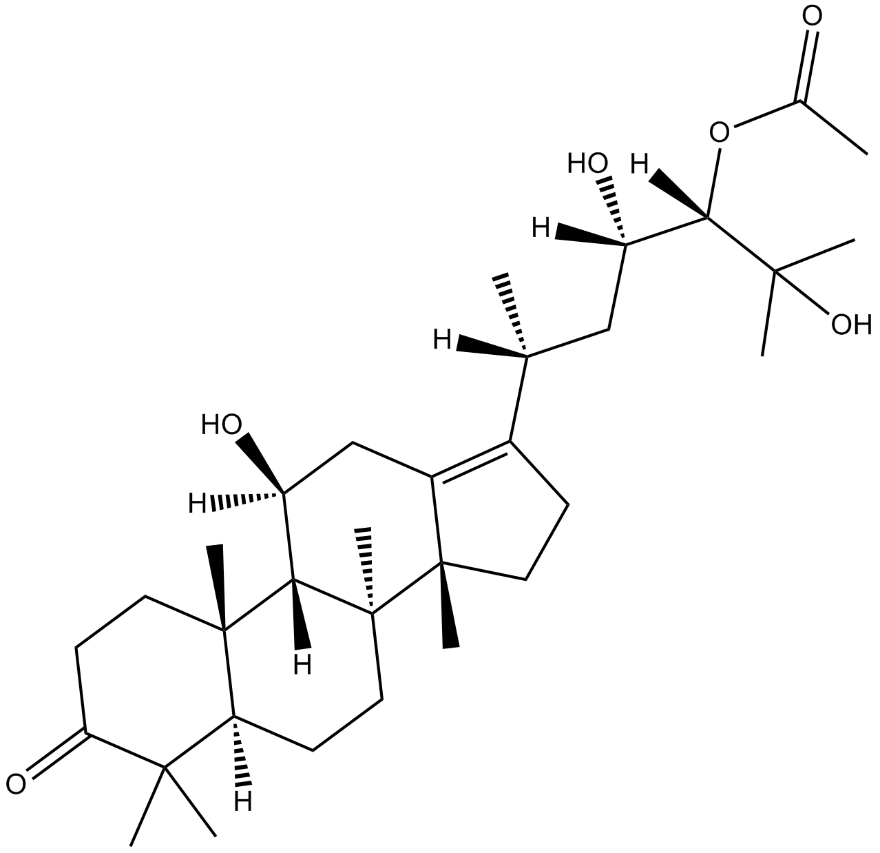 Alisol A 24-acetate Chemical Structure