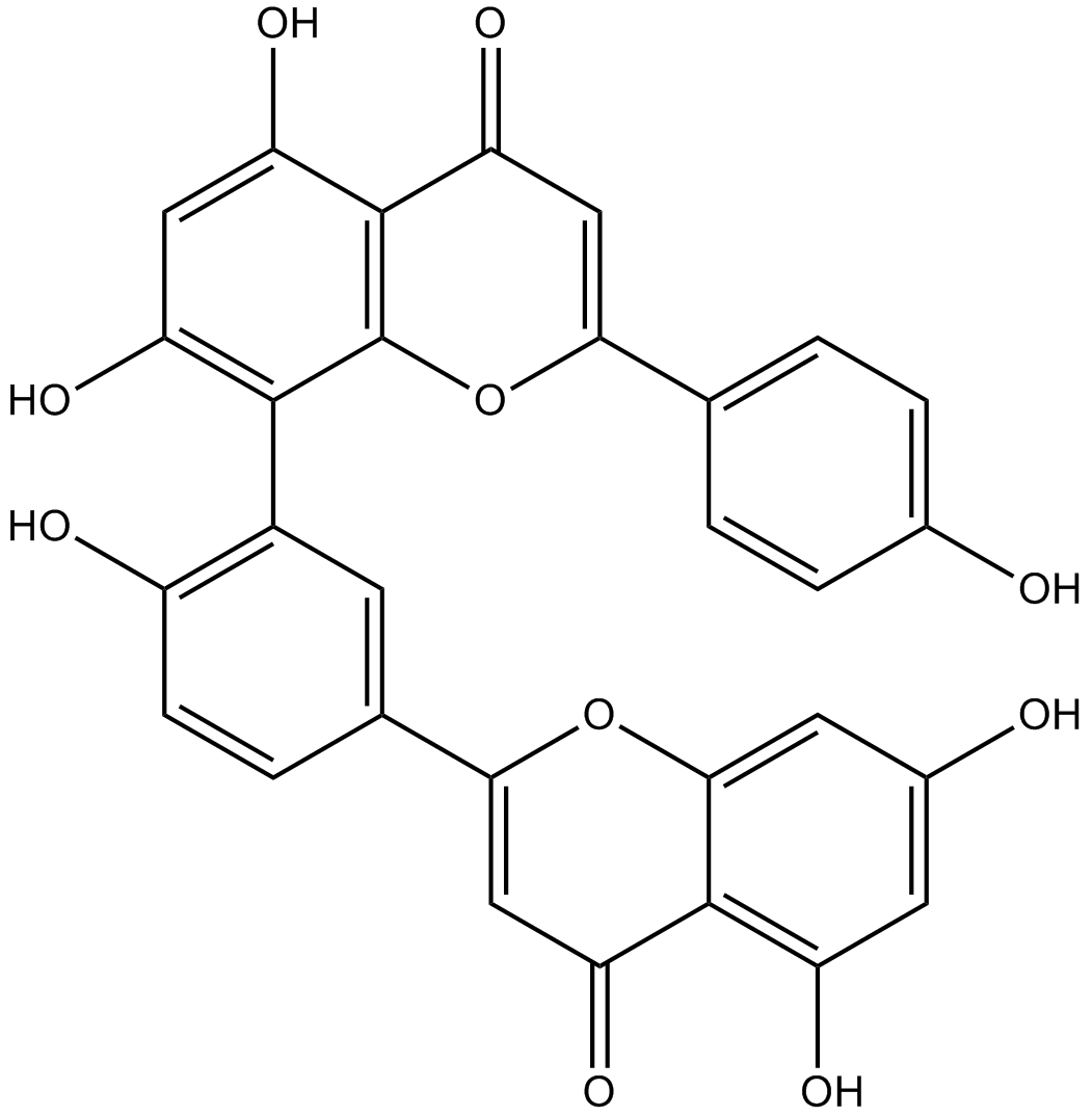Amentoflavone Chemical Structure