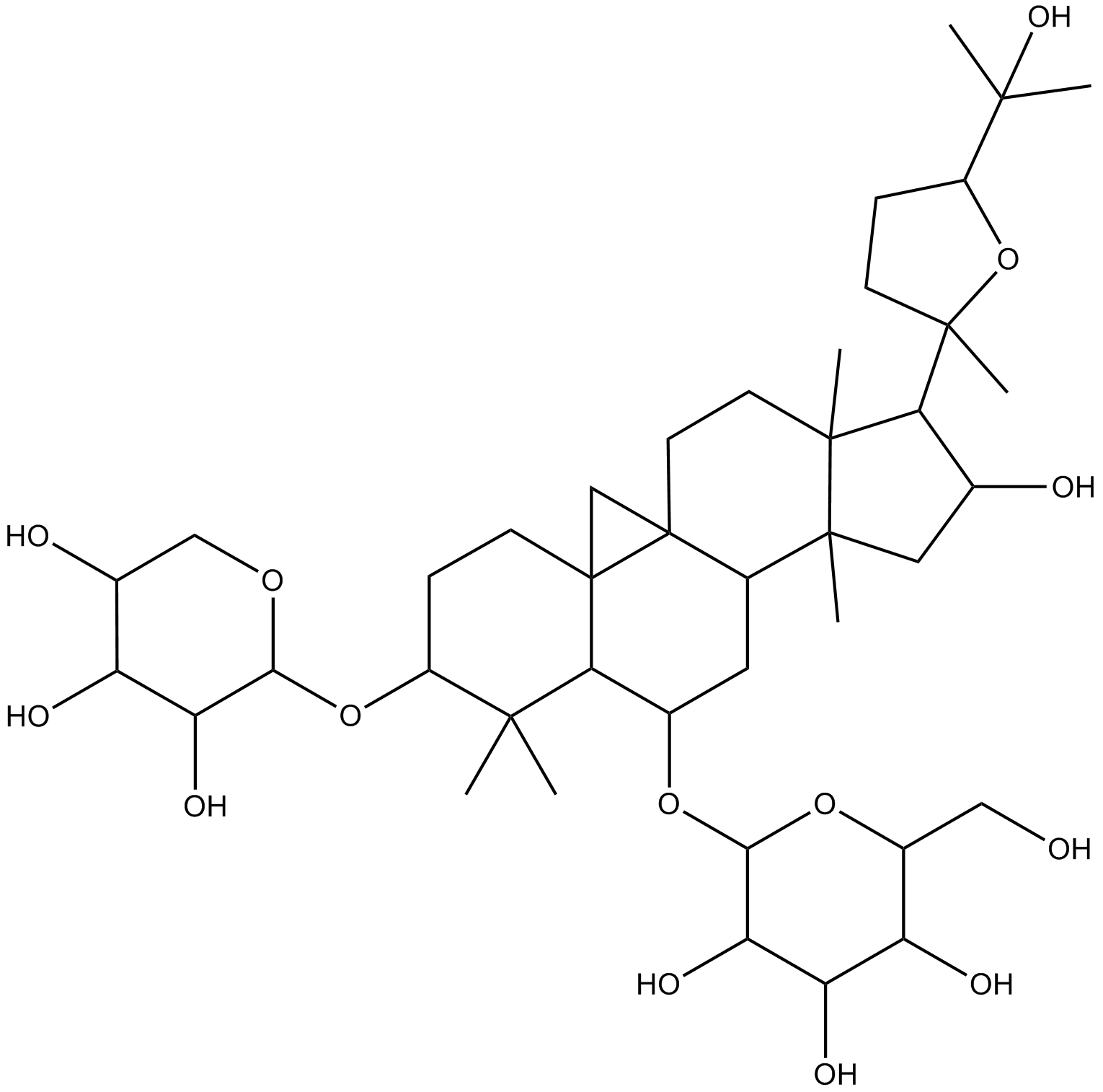 Astragaloside IV Chemical Structure