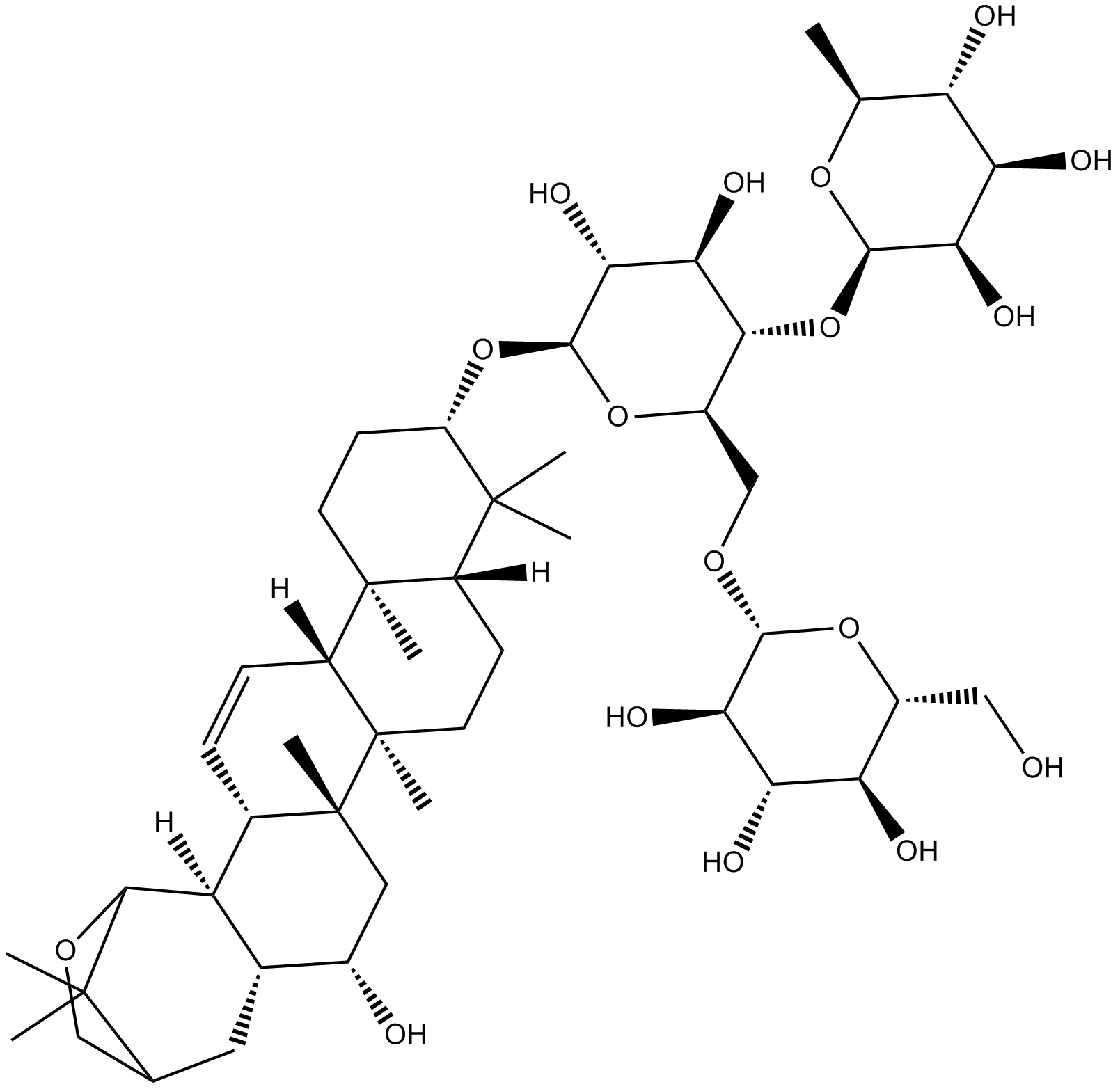 Saikosaponin C Chemical Structure
