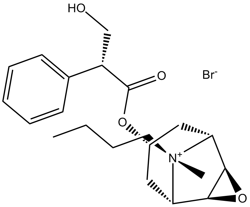 Scopolamine butylbromide Chemical Structure