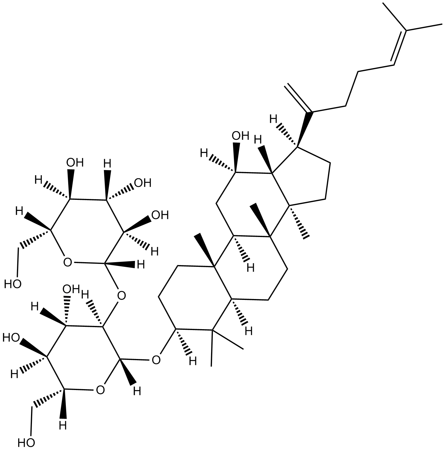 Ginsenoside Rk1 Chemical Structure