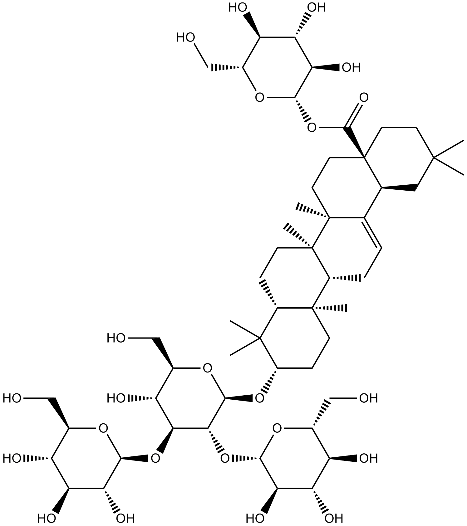 Araloside V Chemical Structure