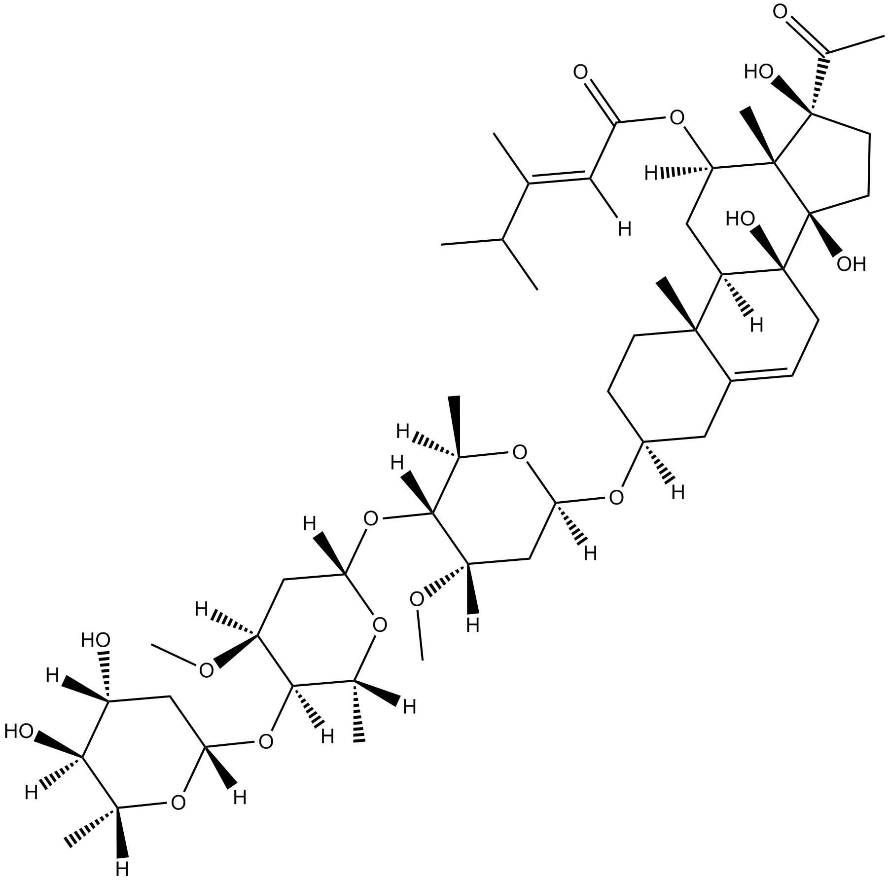 Qingyangshengenin B Chemical Structure