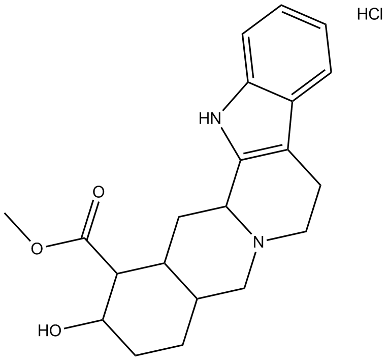 Yohimbine Hydrochloride Chemical Structure