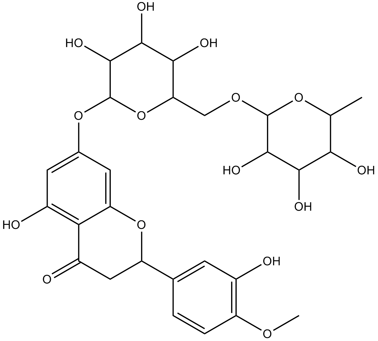Hesperidin Chemical Structure