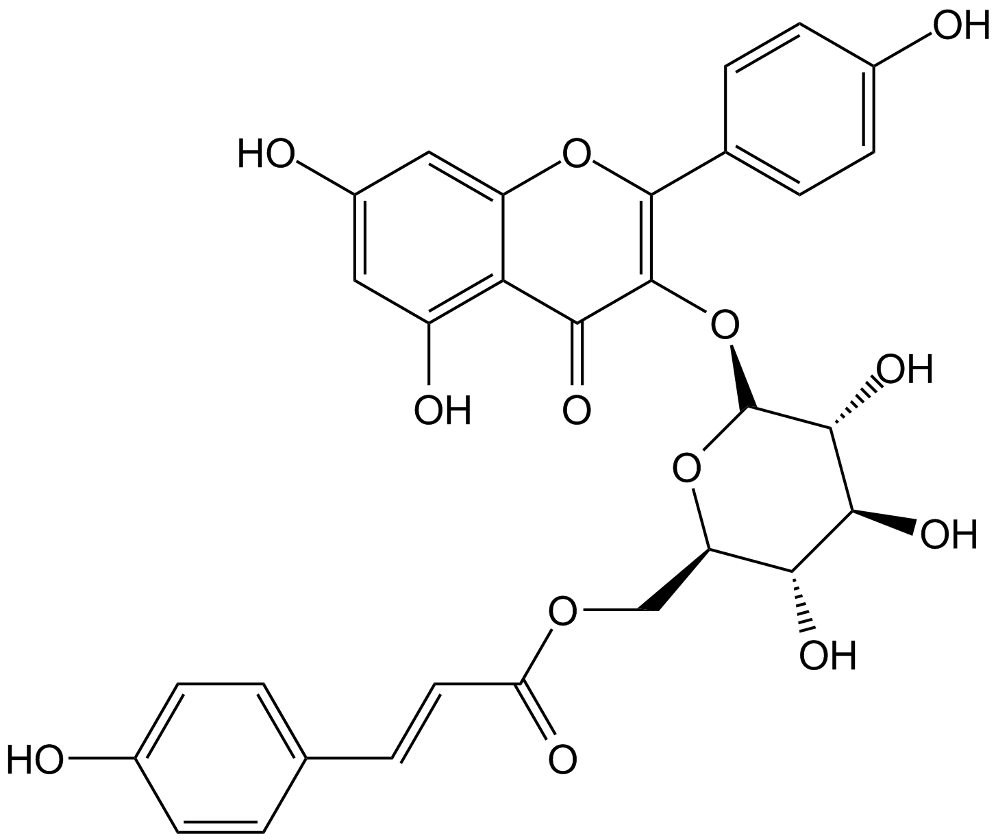Tiliroside Chemical Structure