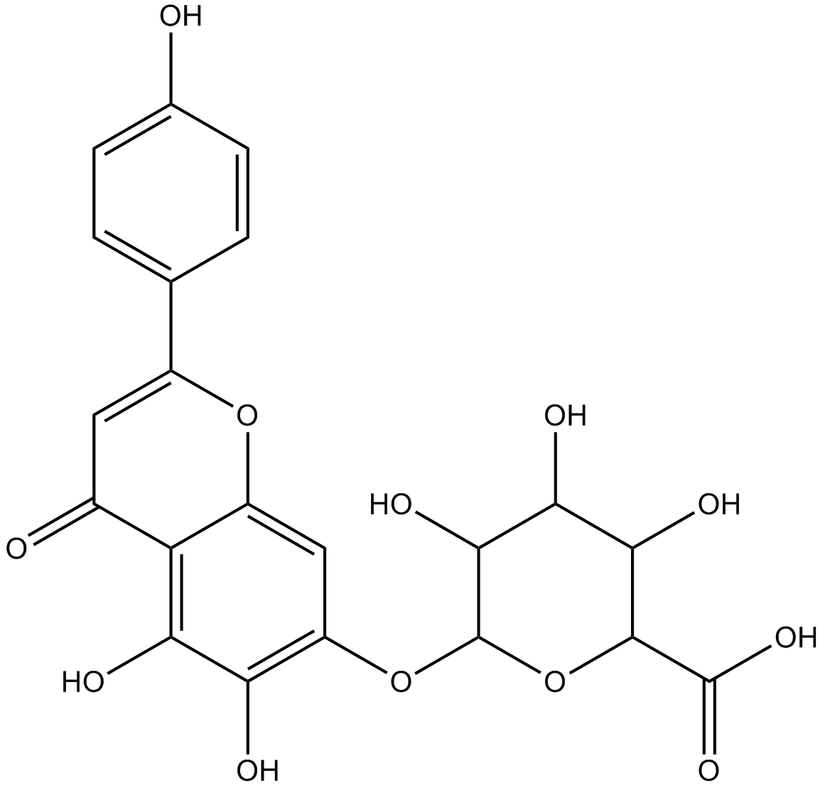Scutellarin Chemical Structure