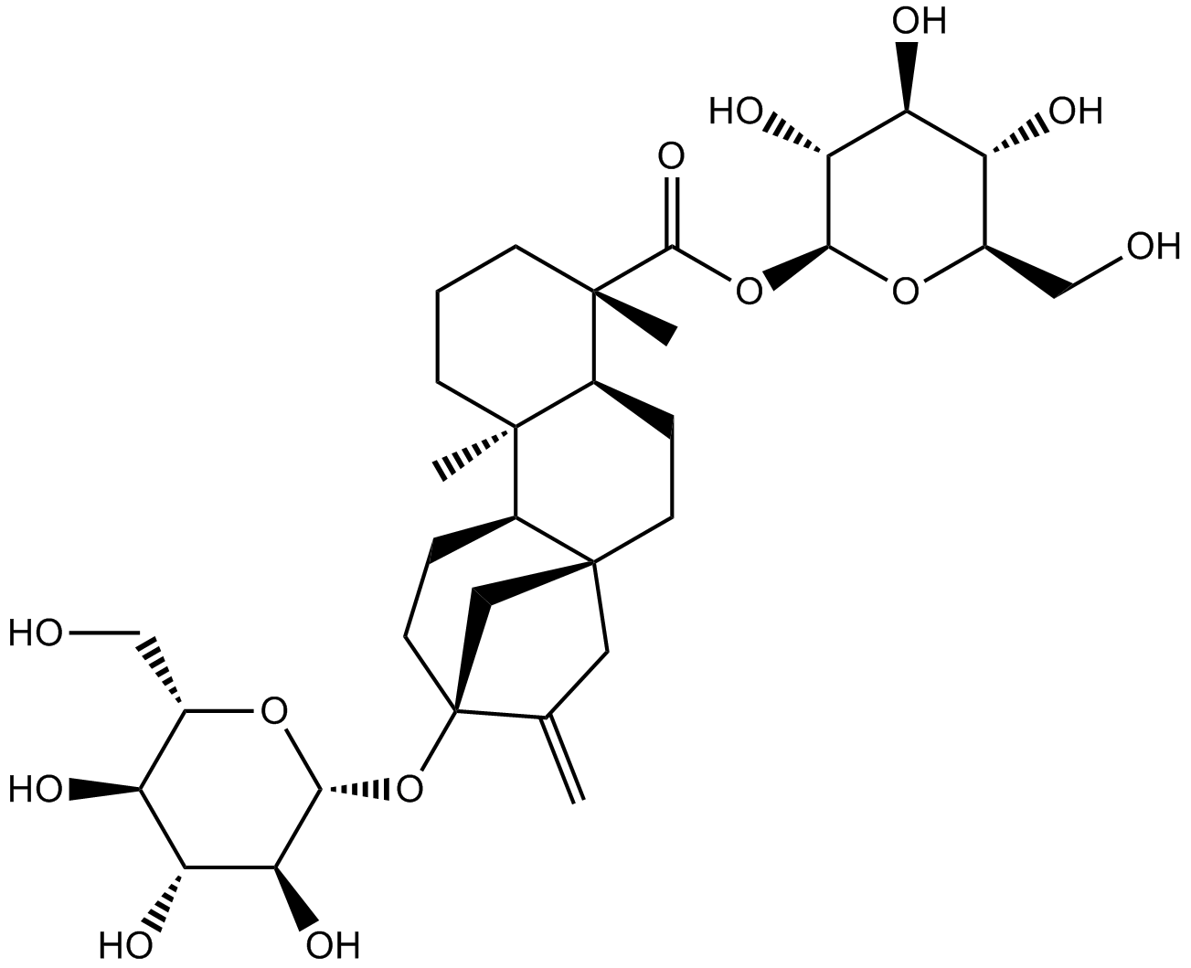Rubusoside Chemical Structure