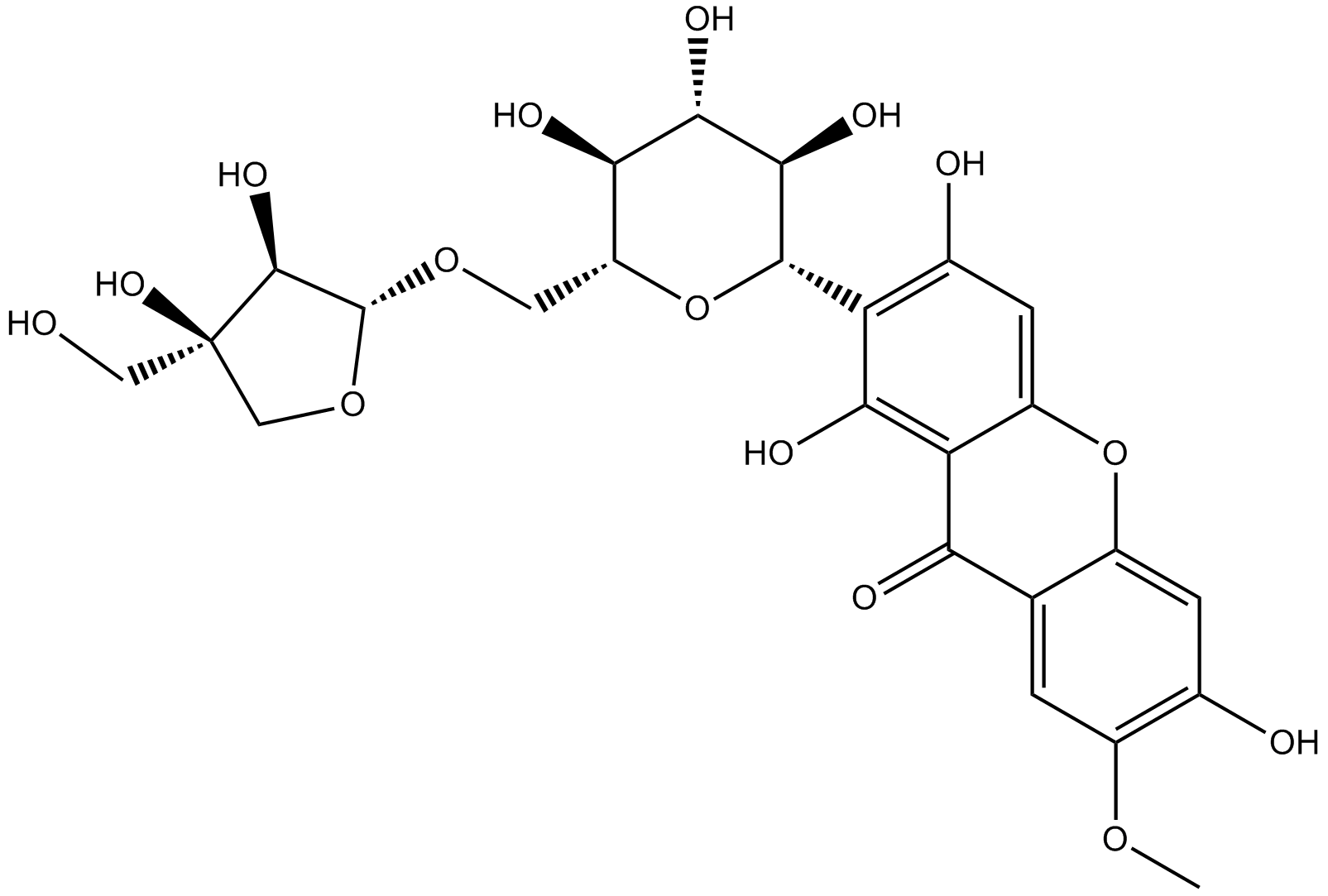 Polygalaxanthone III Chemical Structure