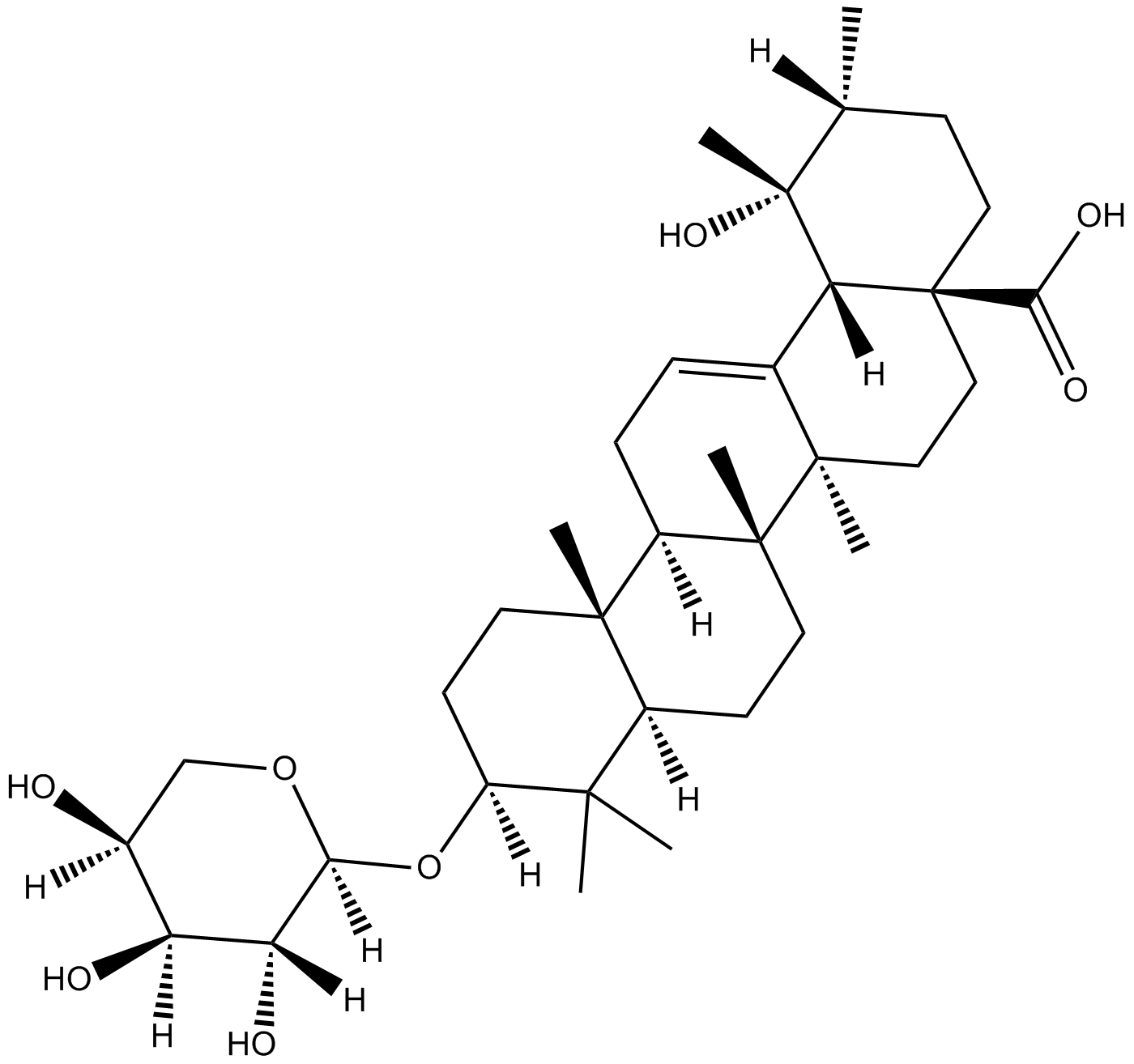 Ziyuglycoside II Chemical Structure