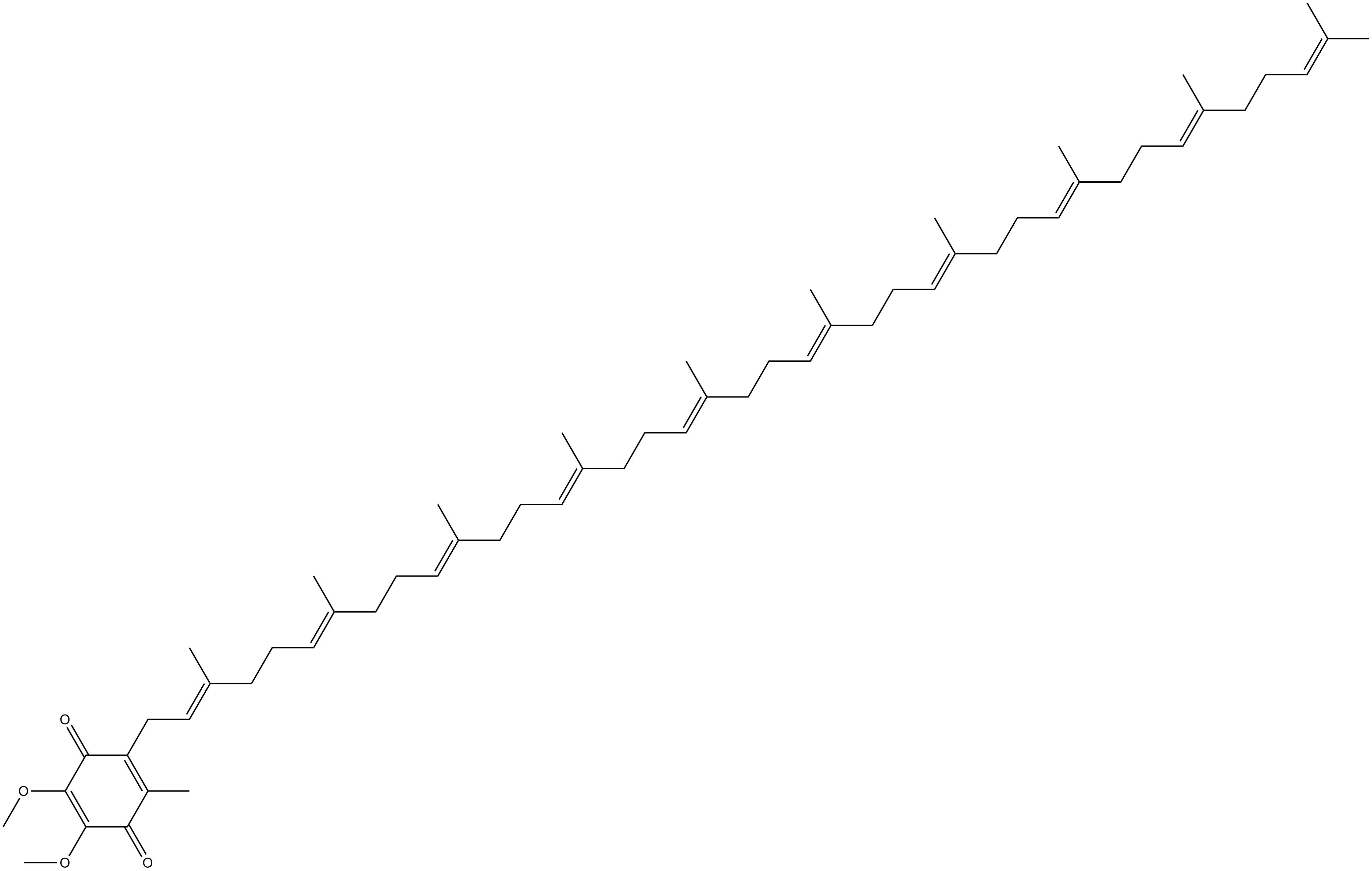 Coenzyme Q10 Chemical Structure