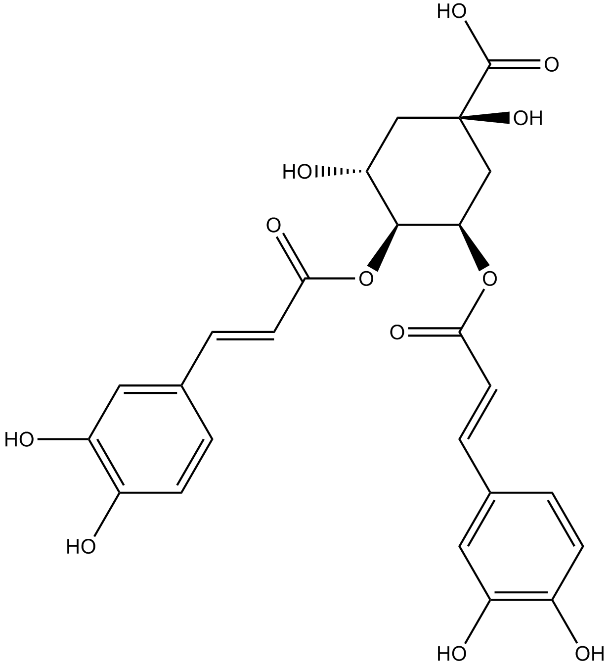 Isochlorogenic acid C Chemical Structure