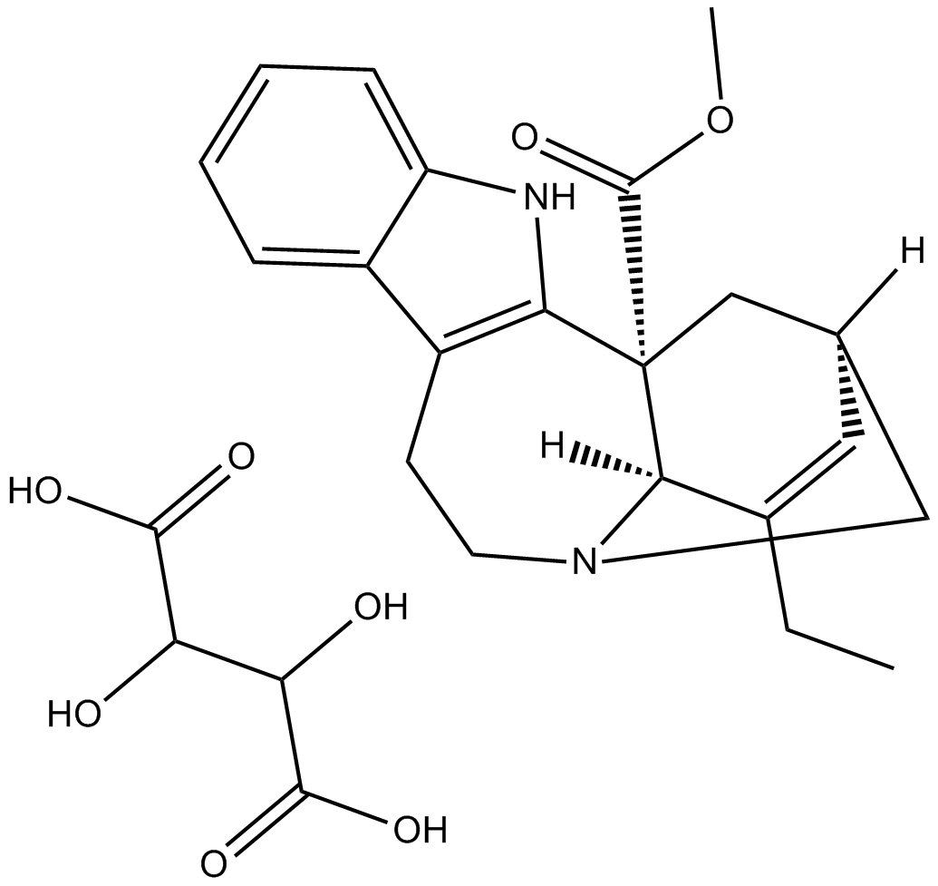 Catharanthine Tartrate Chemical Structure