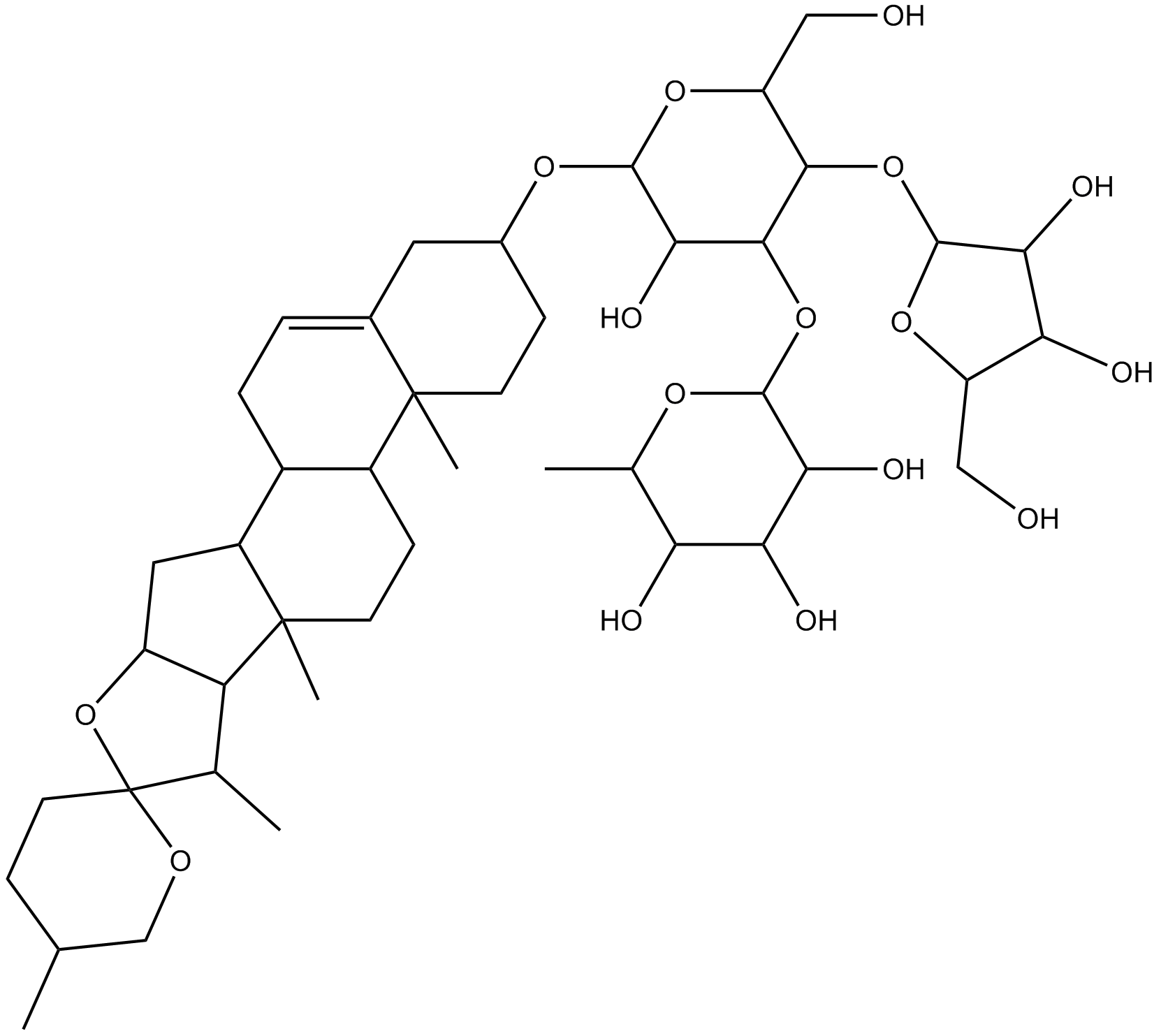 Polyphyllin B Chemical Structure