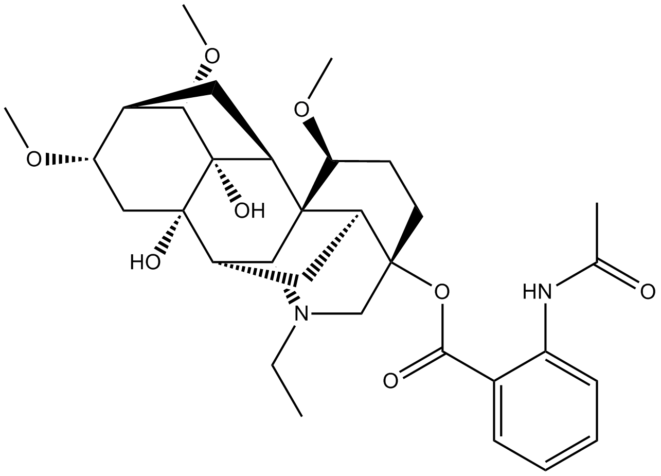 Lannaconitine Chemical Structure