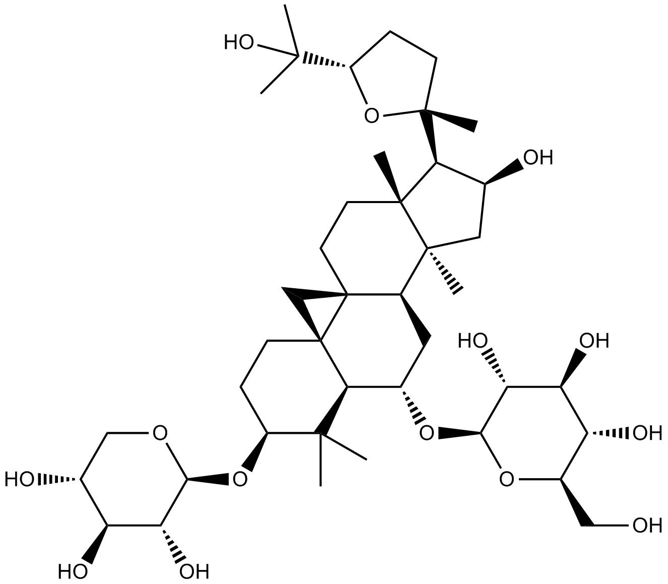 Astragaloside Chemical Structure