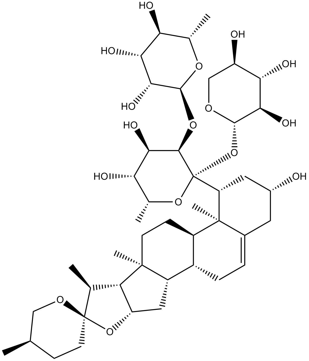 Ophiopogonin D Chemical Structure