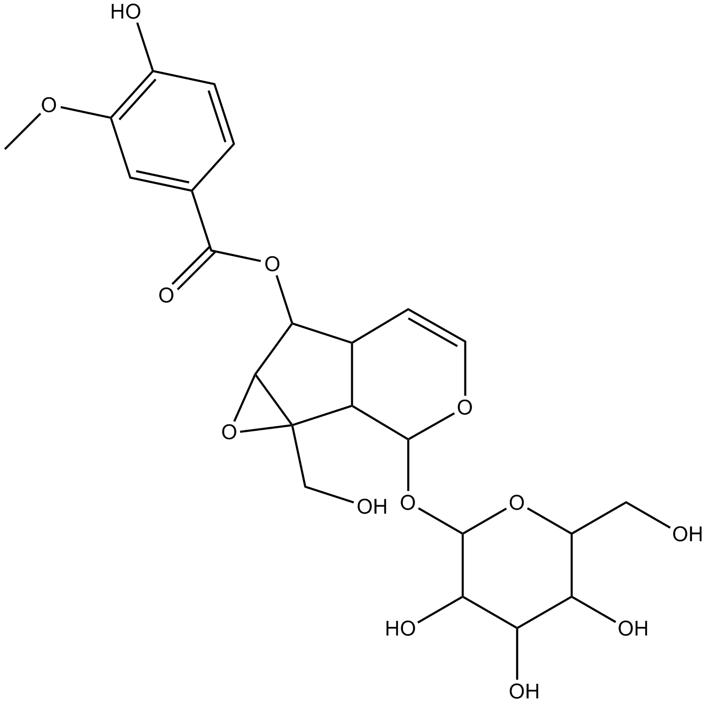 Picroside II Chemical Structure