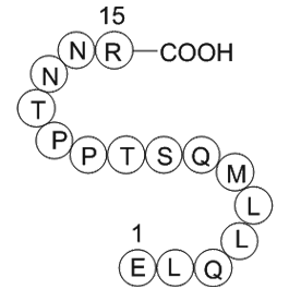 Fusion glycoprotein (92-106) [Human respiratory syncytial virus] Chemical Structure