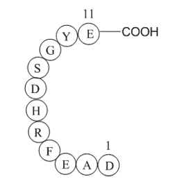 Beta-Amyloid (1-11) Chemical Structure