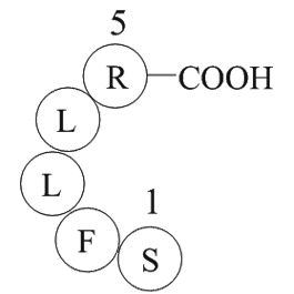 Thrombin Receptor Activator for Peptide 5 (TRAP-5) Chemical Structure