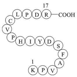 coagulation factor II (thrombin) B chain fragment [Homo sapiens] Chemical Structure