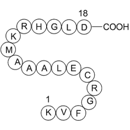 egg white lysozyme (19-36) [Gallus gallus] Chemical Structure
