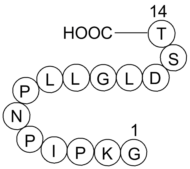 V5 Epitope Tag Peptide Chemical Structure